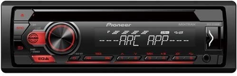 Pioneer CD and Digital Media Receiver, DEH-S1150UB, Black