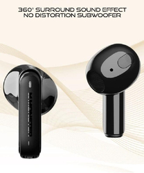 Monster True Wireless Bluetooth 5.3 In-Ear Earbuds, XKT12, Black