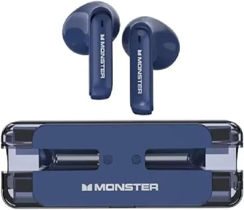 

N/a Monster Airmars Wireless ENC Gaming Headphones, XKT08, Blue