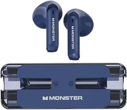 Monster Airmars Wireless ENC Gaming Headphones, XKT08, Blue