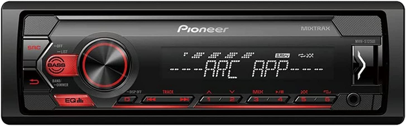 Pioneer MVH-S125U IDigital Media Receiver with Pioneer ARC App, Black