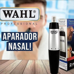 Wahl Cordless Nasal Trimmer with Detachable Attachment, Blade Guard & AA Battery, 05642-135, Multicolour