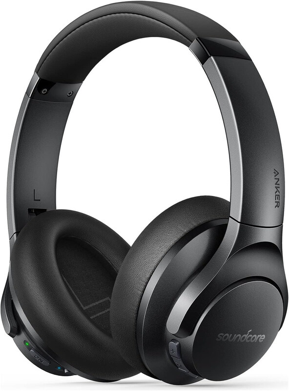 

Anker Soundcore Life Q20+ Bluetooth Over-Ear Noise Cancelling Headphones with Mic, Black