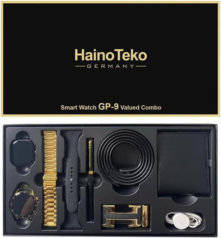 

Haino Teko GP9 40mm Smartwatch Valued Combo Set, Multicolour