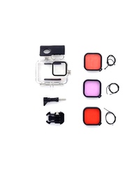PhatCat Waterproof Dive Housing + Dive Filter Kit for GoPro Hero9/10/11, Multicolour