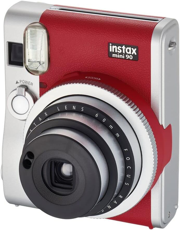 Fujifilm Instax mini 90 Neo Classic Instant Camera, Red