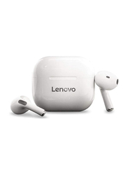Lenovo True Wireless Stereo In-Ear Earphone, LP40, White