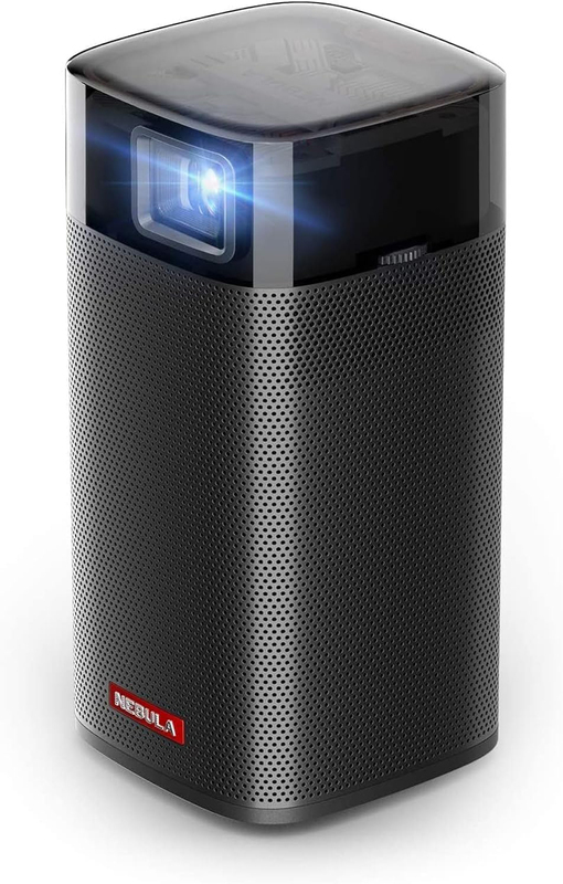 Nebula DLP Wi-Fi Mini Portable Projector, 200 Lumens, Black