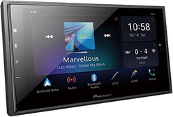 Pioneer 6.8 Inch Hi-Res Audio AV Receiver with Wireless Apple CarPlay and Android Auto, DMH-Z6350BT, Black