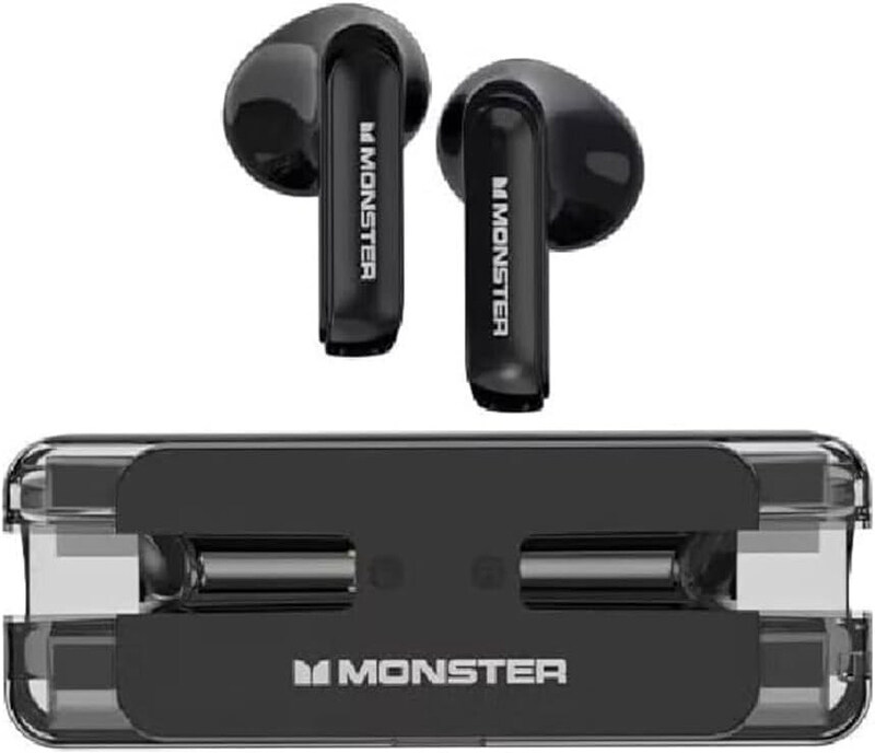 

N/a Monster Airmars Wireless ENC Gaming Headphones, XKT08, Black