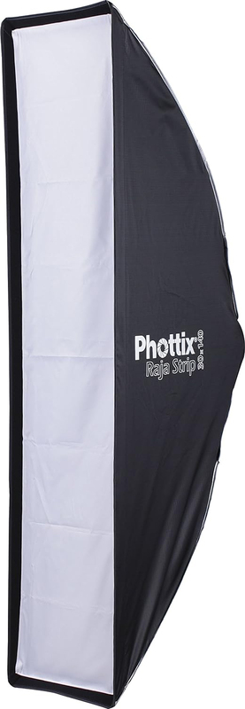 Phottix 140cm Raja Quick-Folding Strip Softbox, Black