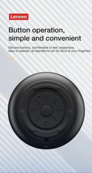Lenovo Thinkplus K3 Bluetooth Version 5.0 Speaker with 1200 mAh Battery Capacity, Black