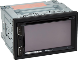 Pioneer In-Dash Double-DIN DVD Multimedia AV Receiver with 6.2 Inch Touchscreen Display USB Device, AVH-Z2250BT, Black