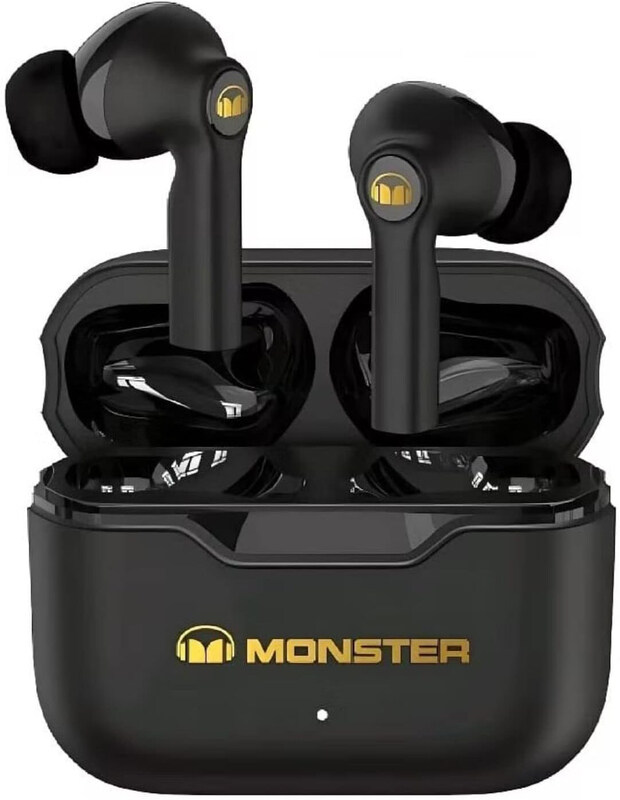 

N/a Monster Wireless Headphones Dual Modes for Music & Gaming, XKT02, Black