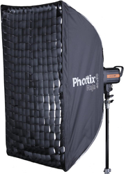 Phottix 35" Raja Rectangular Softbox, Black