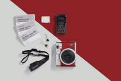 Fujifilm Instax mini 90 Neo Classic Instant Camera, Red