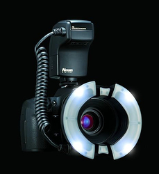Nissin Ring Flash MF-18 for Sony Mirrorless Cameras, Black
