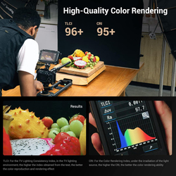 SmallRig RC 220B 220W Bi-Color COB Video Light for Photography, Black