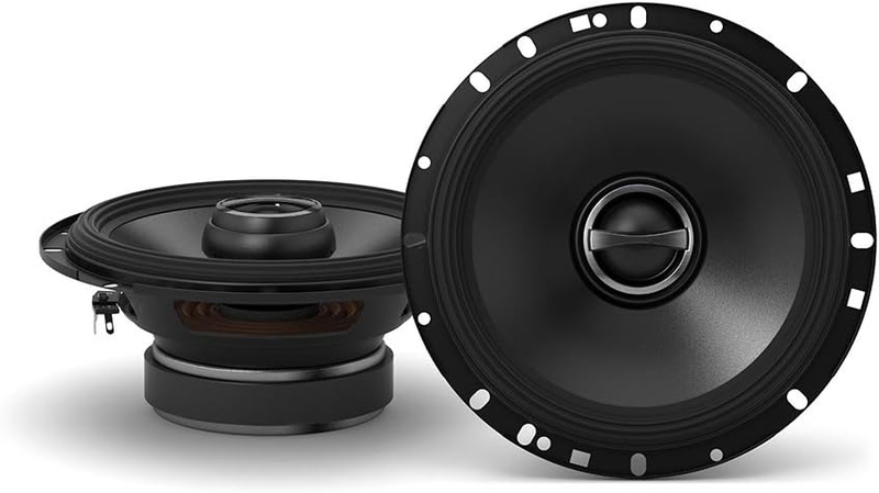 Alpine S-S65 S-Series 6.5-inch Coaxial 2-Way 80 Watts Wired Speakers, Black
