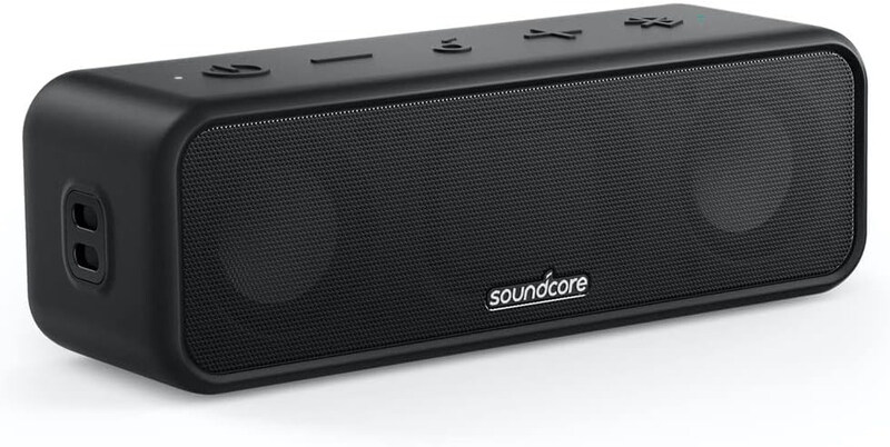 

Anker Soundcore 3 IPX7 Waterproof Bluetooth Speaker with Stereo Sound, A3117011, Black