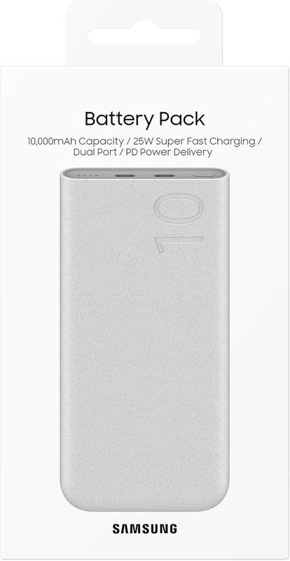Samsung 10000mAh Battery Power Bank, White