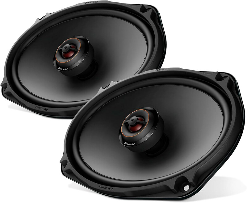 Pioneer TS-D69F 2-Way Coaxial Speakers, Black