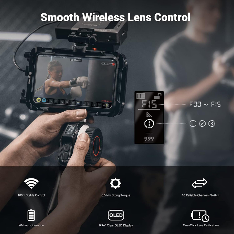 SmallRig MagicFIZ Wireless Follow Focus Basic Kit for Camera, Black