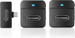 Saramonic Blink100 B6 Wireless Lavalier Lapel Microphone for Smartphone, Black