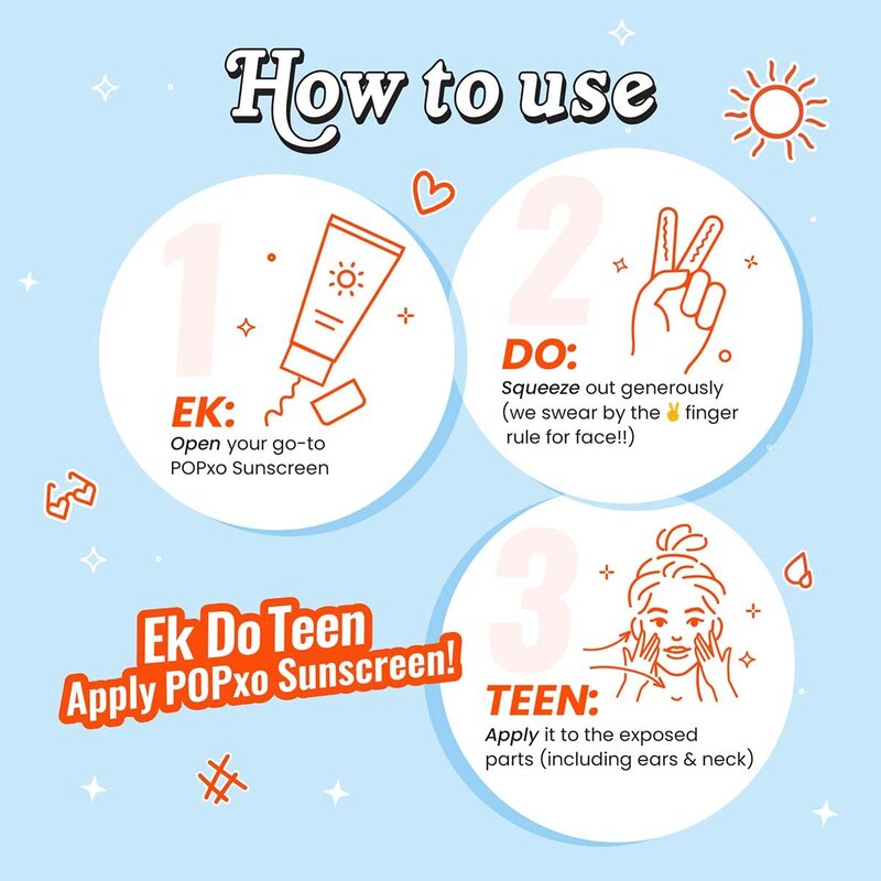 POPxo by MyGlamm H2O Booster Sunscreen Gel SPF 30 PA+++ 30gm