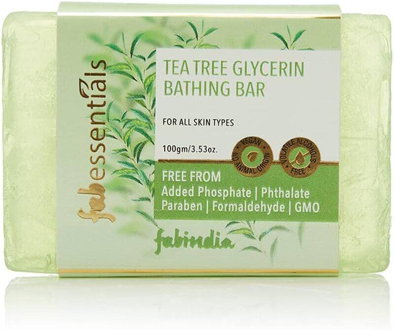 

Fabessentials Tea Tree Glycerine Bathing Bar, 100gm