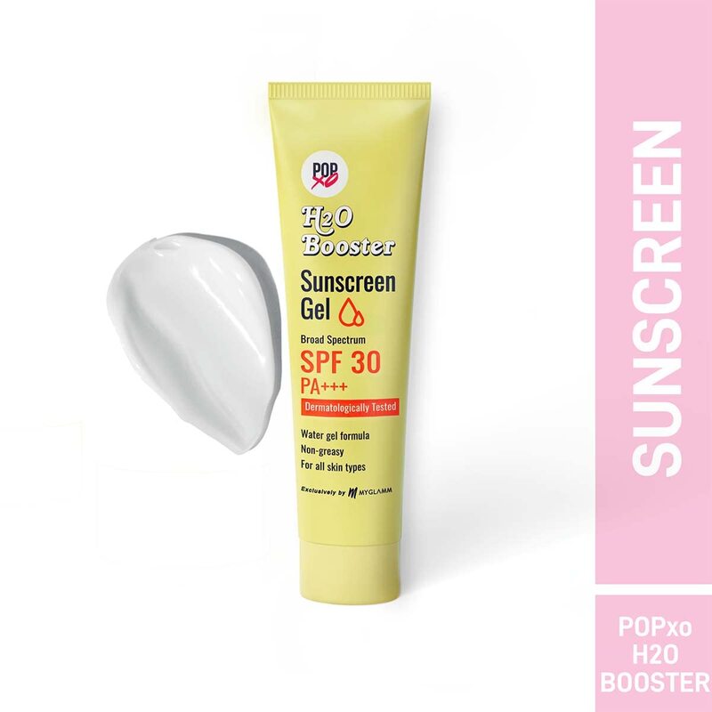 

Popxo By My Glamm POPxo by MyGlamm H2O Booster Sunscreen Gel SPF 30 PA+++ 30gm