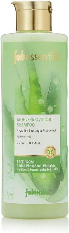 

Fabessentials Aloe Vera Avocado Shampoo for All Hair Types, 250ml
