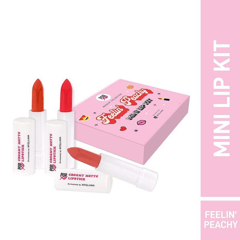 

Popxo By My Glamm POPxo by MyGlamm Mini Lip Kit - Feeling Peachy