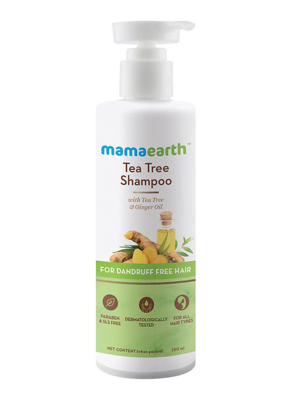 

Mamaearth Tea Tree Shampoo for Dandruff Free Hair, 250ml