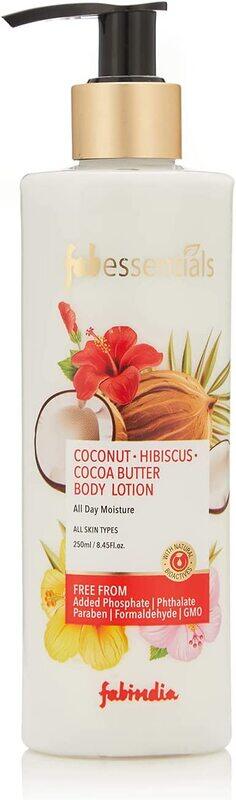 

Fabessentials Coconut Hibiscus Cocoa Butter Body Lotion, 250ml