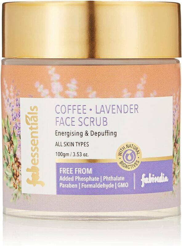 

Fabessentials Coffee Lavender Face Scrub, 100gm