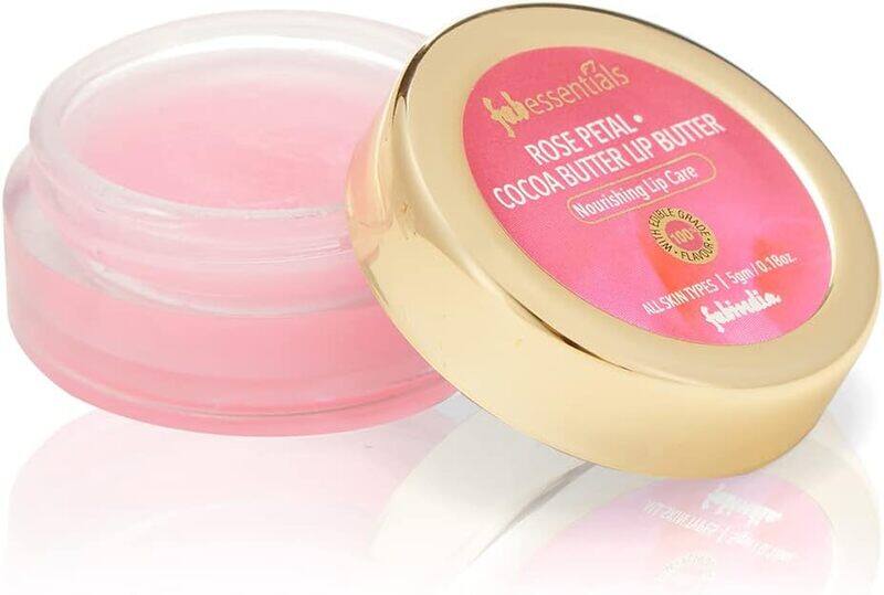 

Fabessentials Rose Petal Cocoa Butter Lip Butter, Pink