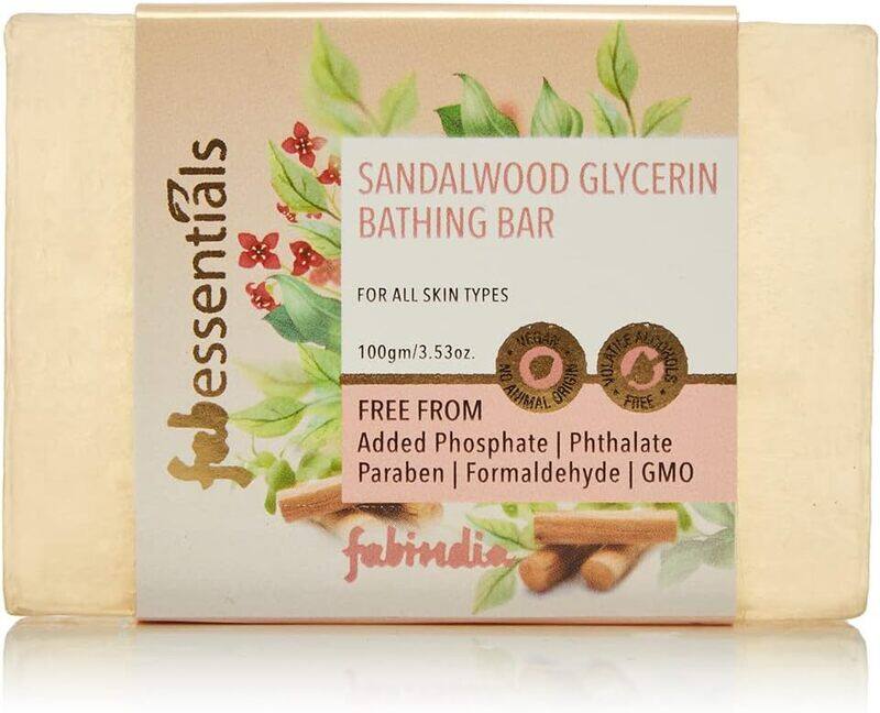 

Fabessentials Sandalwood Bathing Bar, 100gm