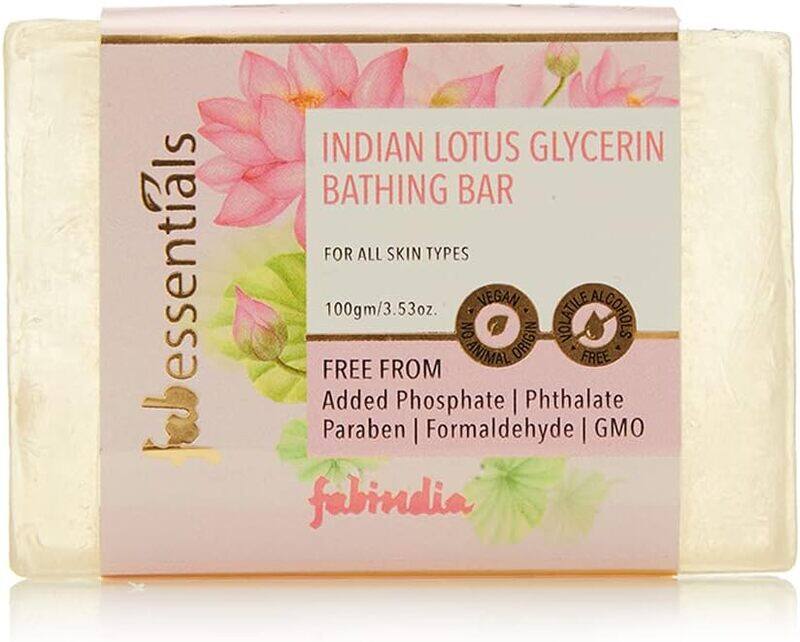 

Fabessentials Lotus Glycerine Bathing Bar, 100gm