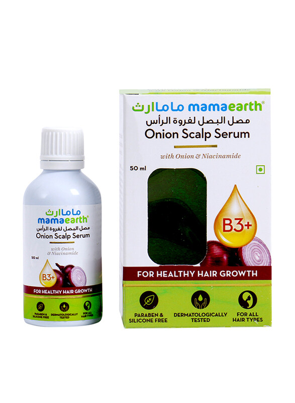 

Mamaearth Onion Scalp Serum for All Hair Types, 50ml