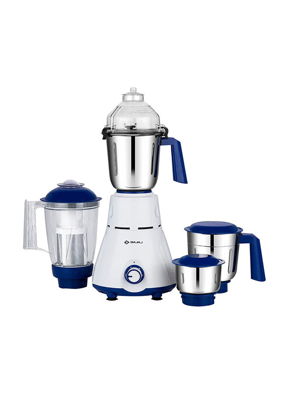 

Bajaj 1.5L Rex Mixer Grinder with Nutri Pro Feature 4 Jars Set, 750W, 410546, White