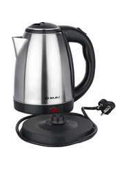 Bajaj 1.8L Stainless Steel Electric Kettle, KTX 1.8 L DLX, Silver