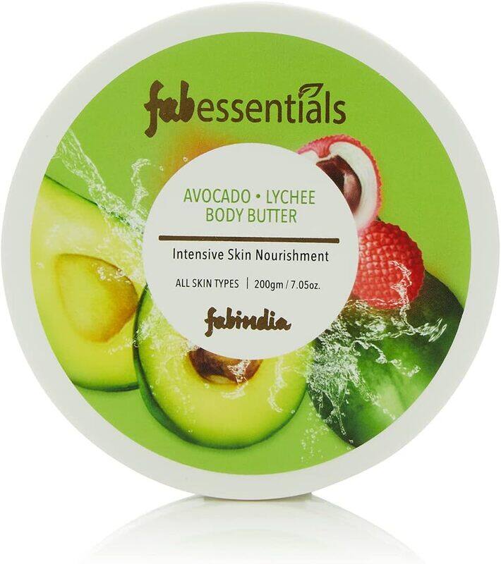

Fabessentials Avocado Lychee Body Butter, 200gm