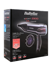 Babyliss Expert DC Hair Dryer, 2300W, D362SDE, Black