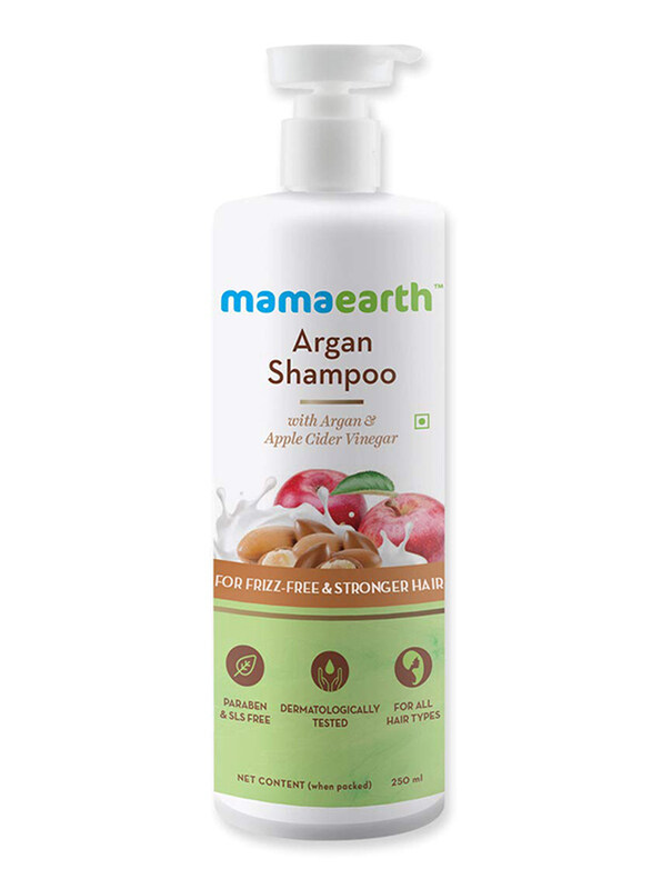 

Mamaearth Argan Shampoo for Frizz Free & Stronger Hair, 250ml