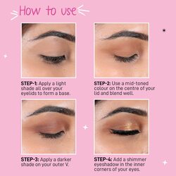 POPxo by MyGlamm 12 Eyeshadow Eye Kit - Nood Crew