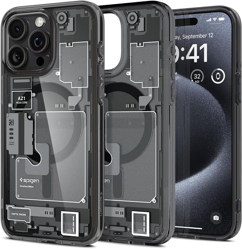 Spigen iPhone 15 Pro case cover Ultra Hybrid MagFit compatible with MagSafe - Zero One