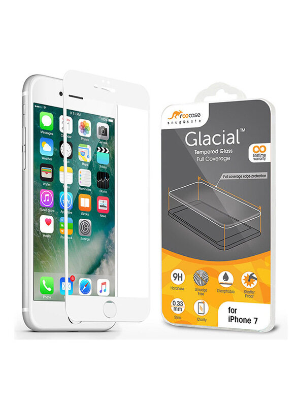 

rooCASE iPhone 7 Tempered Glass Screen Protector, Clear
