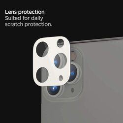 Spigen Apple iPhone 11 Pro/Pro Max Tempered Glass Screen Protector Camera Lens (2 Pack), Silver