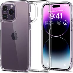 Spigen Ultra Hybrid for iPhone 14 Pro Case Cover - Crystal Clear